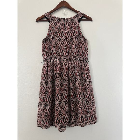 By & By Abstract Print Sleeveless Strap Dress sz Medium - Picture 2 of 2